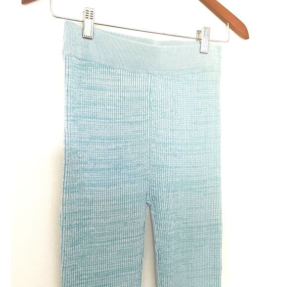 Le Ore Rimini Green Marled Ribbed Knit Stretchy Trousers Revolve Sustainable S - Picture 10 of 14